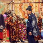 Barrie goes to the Oriental carpet bazaar in sear of someone who knows Barbar.